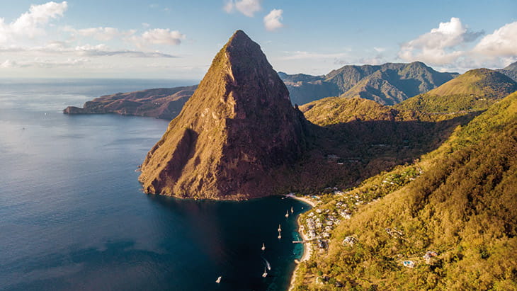 St Lucia’s twin Pitons